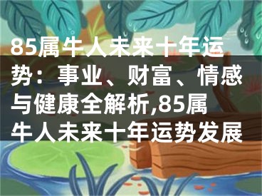 85属牛人未来十年运势：事业、财富、情感与健康全解析,85属牛人未来十年运势发展