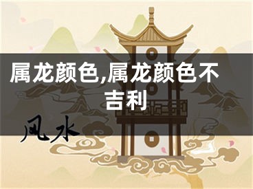 属龙颜色,属龙颜色不吉利