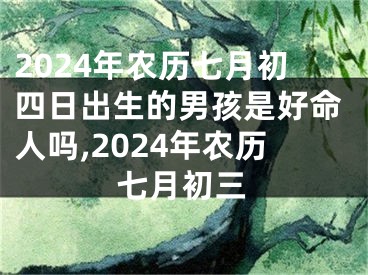 2024年农历七月初四日出生的男孩是好命人吗,2024年农历七月初三