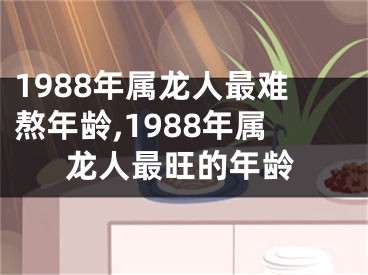 1988年属龙人最难熬年龄,1988年属龙人最旺的年龄