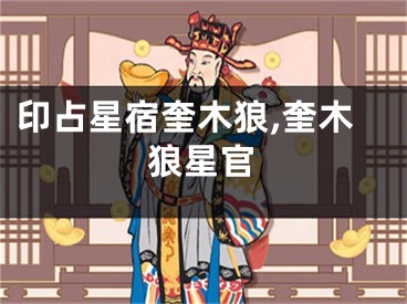 印占星宿奎木狼,奎木狼星官