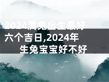 2024属兔出生最好六个吉日,2024年生兔宝宝好不好