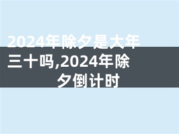 2024年除夕是大年三十吗,2024年除夕倒计时