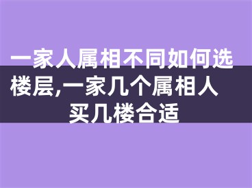 一家人属相不同如何选楼层,一家几个属相人买几楼合适