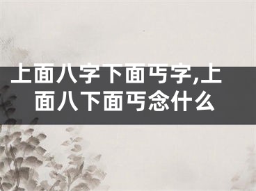 上面八字下面丐字,上面八下面丐念什么