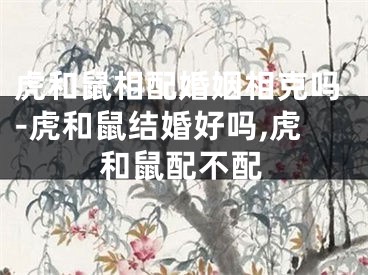 虎和鼠相配婚姻相克吗-虎和鼠结婚好吗,虎和鼠配不配