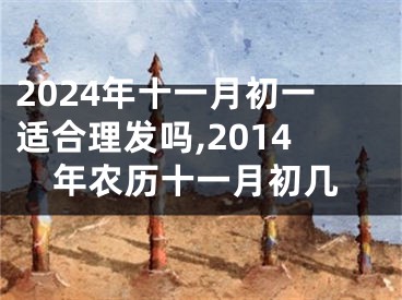 2024年十一月初一适合理发吗,2014年农历十一月初几