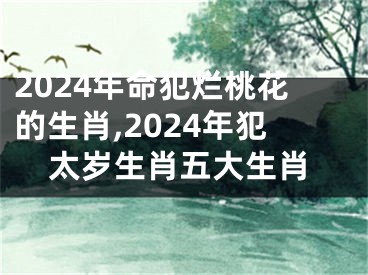 2024年命犯烂桃花的生肖,2024年犯太岁生肖五大生肖