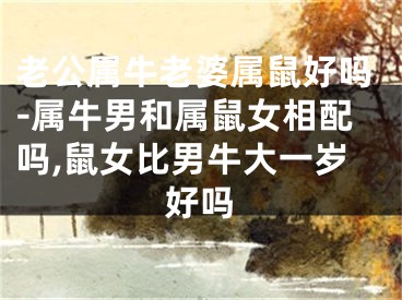 老公属牛老婆属鼠好吗-属牛男和属鼠女相配吗,鼠女比男牛大一岁好吗