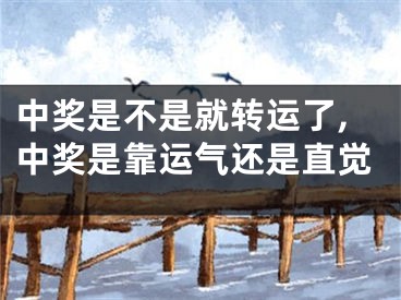 中奖是不是就转运了,中奖是靠运气还是直觉