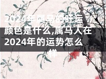 2024年属马的旺运颜色是什么,属马人在2024年的运势怎么样