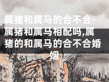 属猪和属马的合不合-属猪和属马相配吗,属猪的和属马的合不合婚姻