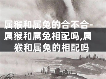 属猴和属兔的合不合-属猴和属兔相配吗,属猴和属兔的相配吗
