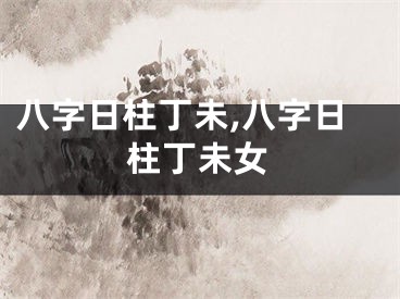 八字日柱丁未,八字日柱丁未女