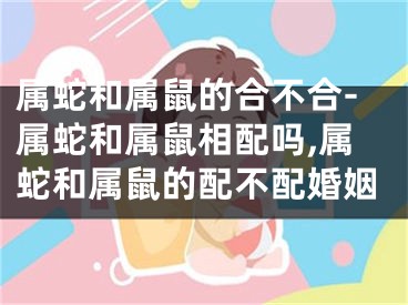 属蛇和属鼠的合不合-属蛇和属鼠相配吗,属蛇和属鼠的配不配婚姻