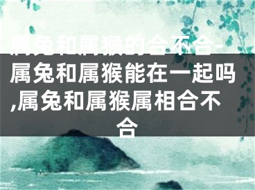 属兔和属猴的合不合-属兔和属猴能在一起吗,属兔和属猴属相合不合