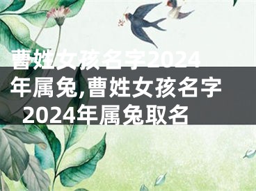 曹姓女孩名字2024年属兔,曹姓女孩名字2024年属兔取名