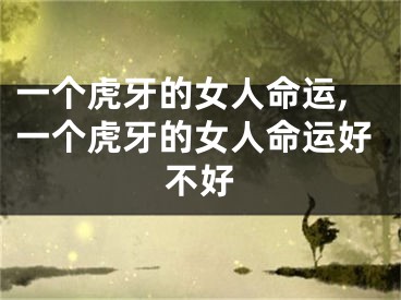 一个虎牙的女人命运,一个虎牙的女人命运好不好