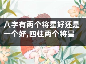 八字有两个将星好还是一个好,四柱两个将星