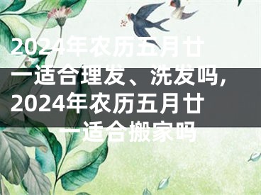 2024年农历五月廿一适合理发、洗发吗,2024年农历五月廿一适合搬家吗