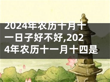 2024年农历十月十一日子好不好,2024年农历十一月十四是