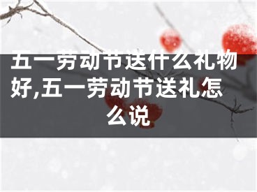 五一劳动节送什么礼物好,五一劳动节送礼怎么说