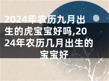2024年农历九月出生的虎宝宝好吗,2024年农历几月出生的宝宝好