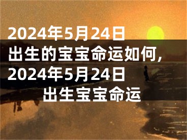 2024年5月24日出生的宝宝命运如何,2024年5月24日出生宝宝命运