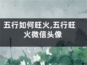 五行如何旺火,五行旺火微信头像