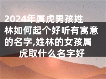 2024年属虎男孩姓林如何起个好听有寓意的名字,姓林的女孩属虎取什么名字好