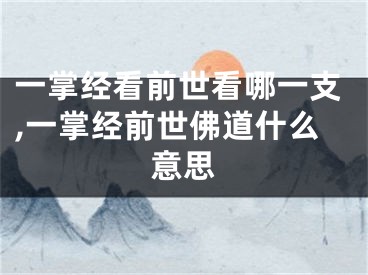一掌经看前世看哪一支,一掌经前世佛道什么意思