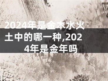 2024年是金木水火土中的哪一种,2024年是金年吗