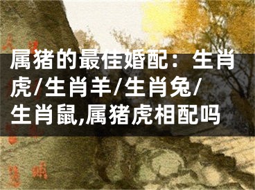 属猪的最佳婚配：生肖虎/生肖羊/生肖兔/生肖鼠,属猪虎相配吗