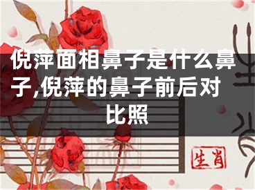 倪萍面相鼻子是什么鼻子,倪萍的鼻子前后对比照