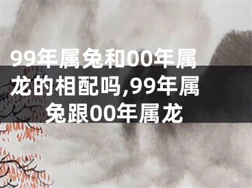 99年属兔和00年属龙的相配吗,99年属兔跟00年属龙