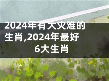 2024年有大灾难的生肖,2024年最好6大生肖