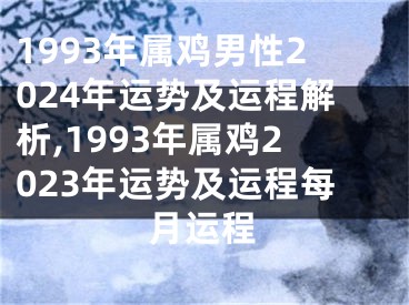 1993年属鸡男性2024年运势及运程解析,1993年属鸡2023年运势及运程每月运程