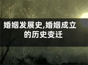 婚姻发展史,婚姻成立的历史变迁