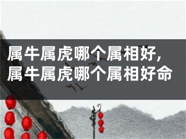 属牛属虎哪个属相好,属牛属虎哪个属相好命