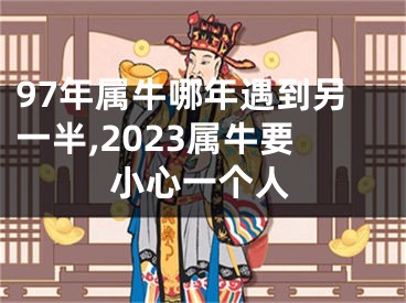 97年属牛哪年遇到另一半,2023属牛要小心一个人