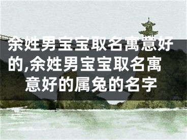 余姓男宝宝取名寓意好的,余姓男宝宝取名寓意好的属兔的名字