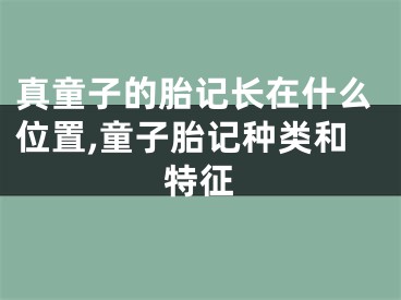 真童子的胎记长在什么位置,童子胎记种类和特征