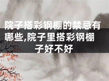 院子搭彩钢棚的禁忌有哪些,院子里搭彩钢棚子好不好