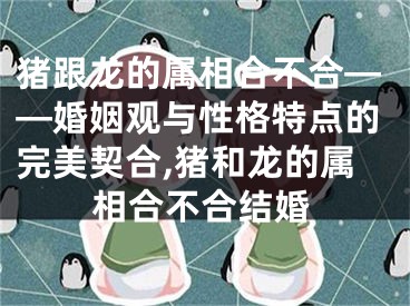 猪跟龙的属相合不合——婚姻观与性格特点的完美契合,猪和龙的属相合不合结婚