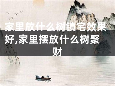 家里放什么树镇宅效果好,家里摆放什么树聚财