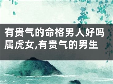 有贵气的命格男人好吗属虎女,有贵气的男生