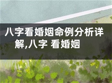 八字看婚姻命例分析详解,八字 看婚姻