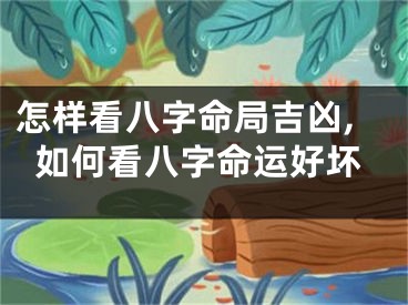 怎样看八字命局吉凶,如何看八字命运好坏
