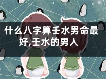 什么八字算壬水男命最好,壬水的男人