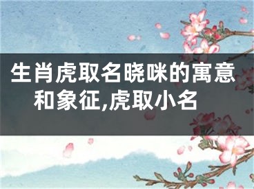 生肖虎取名晓咪的寓意和象征,虎取小名